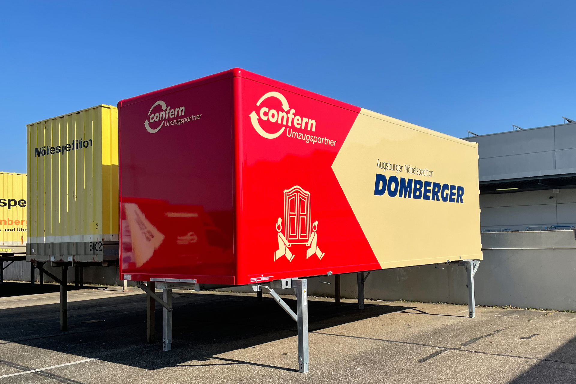 Wechselbrückenlagerung