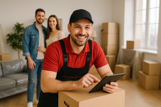 Umzugsaufnahme vor Ort mit Termin