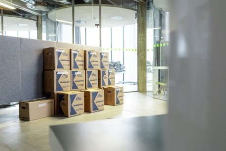 Domberger Archivumzug – Geordnete Zwischenlagerung und strukturierte Archivorganisation